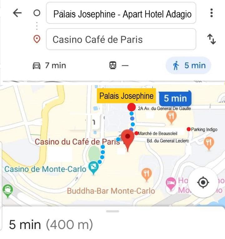 Monaco A 300M Du Casino - Grand Studio Avec Piscine Beausoleil Exterior foto